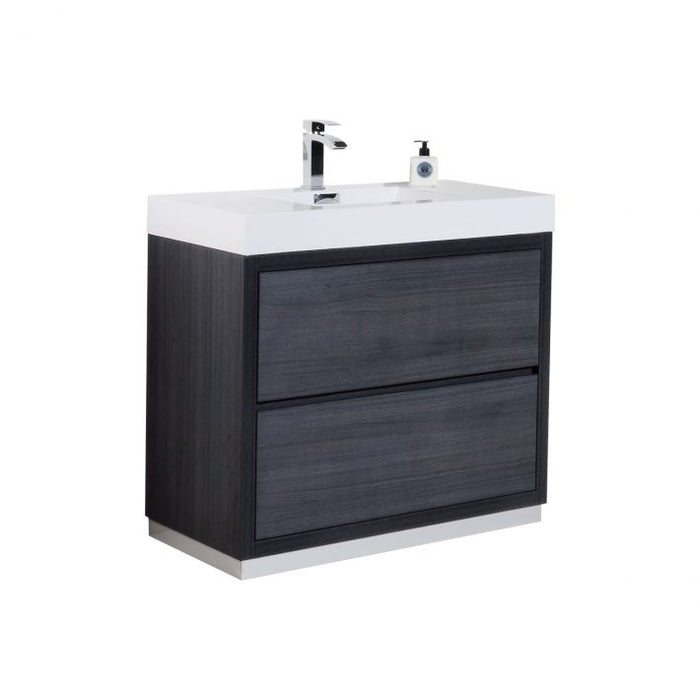 BLISS 40″ FREE STANDING MODERN BATHROOM VANITY