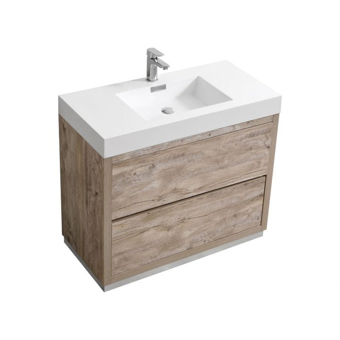 BLISS 40″ FREE STANDING MODERN BATHROOM VANITY