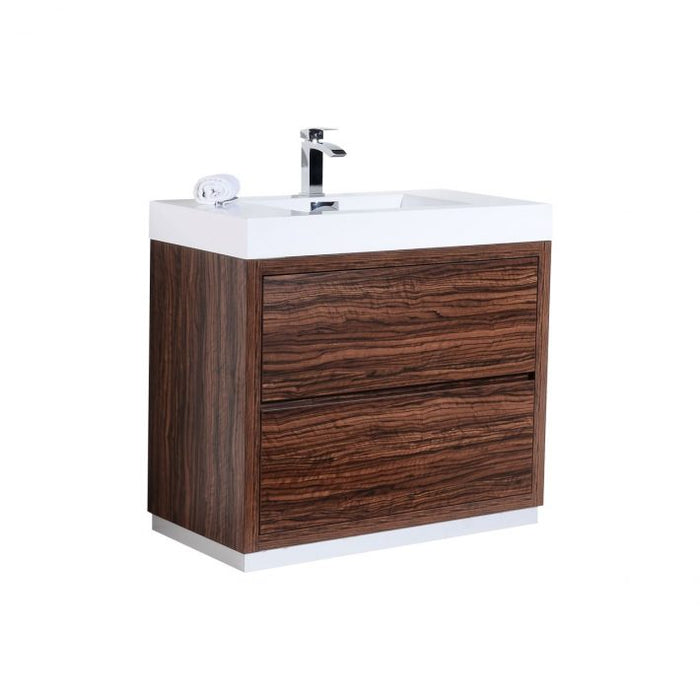 BLISS 40″ FREE STANDING MODERN BATHROOM VANITY