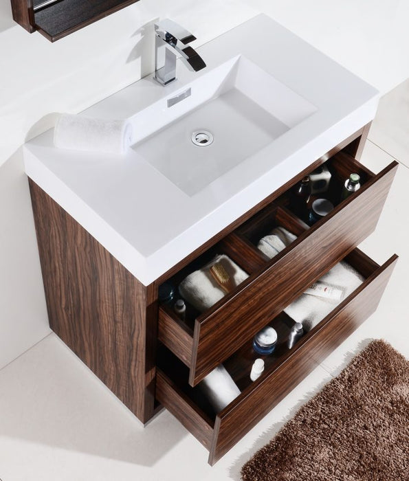 BLISS 40″ FREE STANDING MODERN BATHROOM VANITY