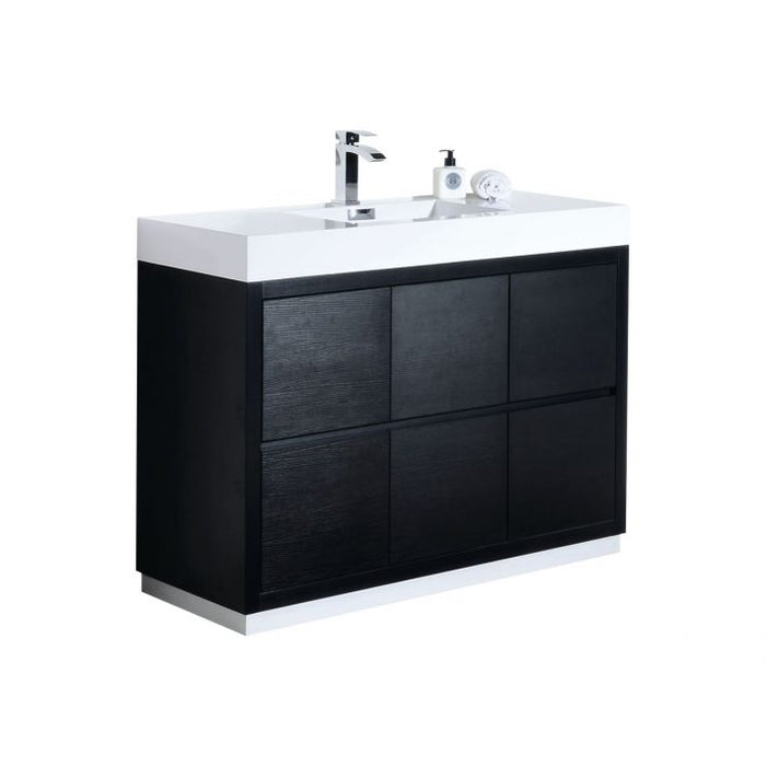 BLISS 48″ FREE STANDING MODERN BATHROOM VANITY