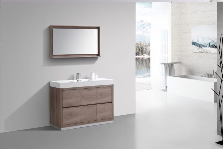 BLISS 48″ FREE STANDING MODERN BATHROOM VANITY