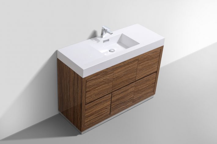 BLISS 48″ FREE STANDING MODERN BATHROOM VANITY