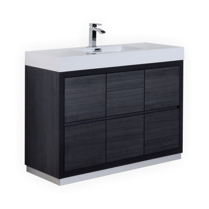 BLISS 48″ FREE STANDING MODERN BATHROOM VANITY