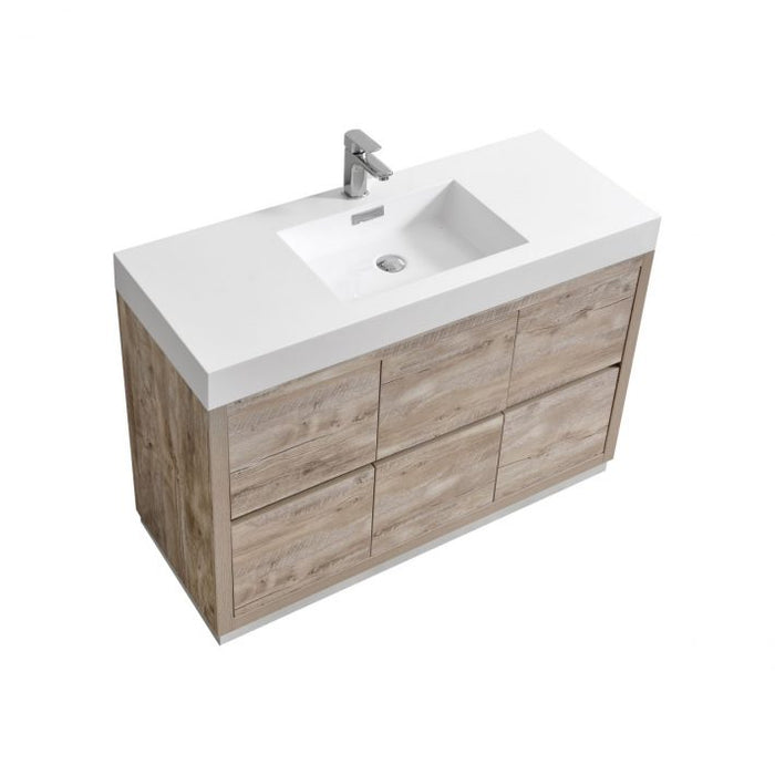 BLISS 48″ FREE STANDING MODERN BATHROOM VANITY