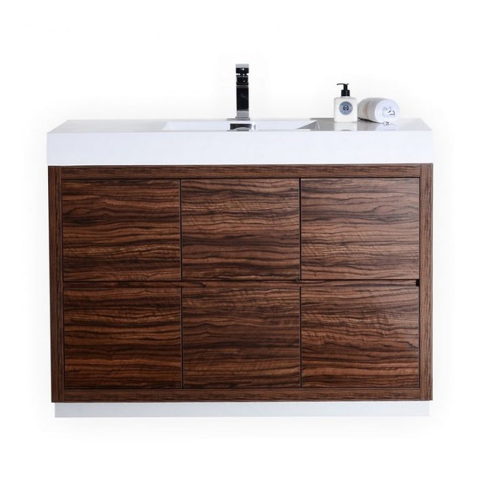 BLISS 48″ FREE STANDING MODERN BATHROOM VANITY