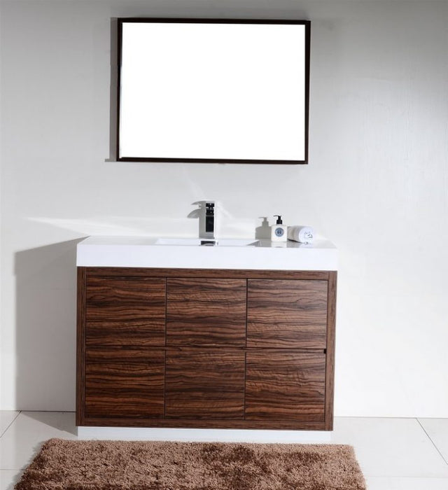 BLISS 48″ FREE STANDING MODERN BATHROOM VANITY