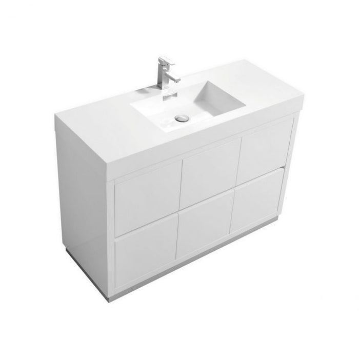 BLISS 48″ FREE STANDING MODERN BATHROOM VANITY