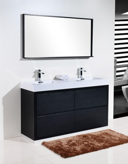 BLISS 60″ FREESTANDING MODERN BATHROOM VANITY