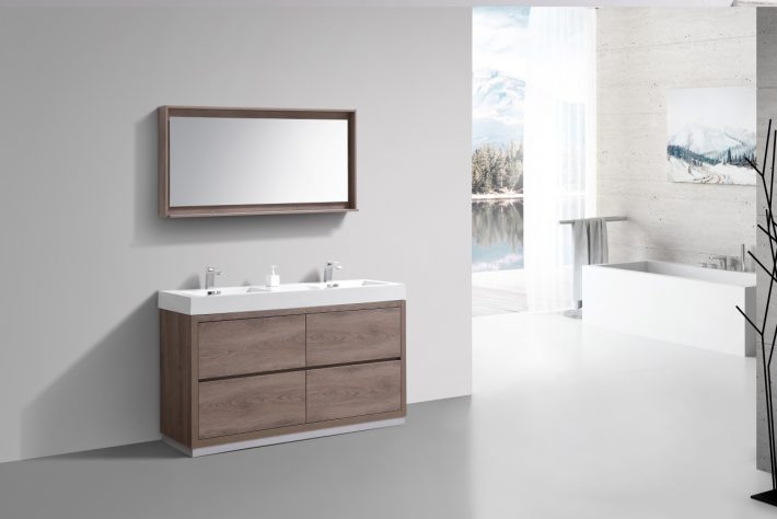 BLISS 60″ FREESTANDING MODERN BATHROOM VANITY