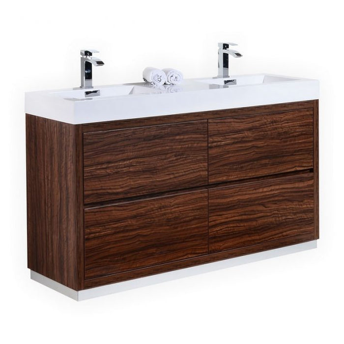 BLISS 60″ FREESTANDING MODERN BATHROOM VANITY