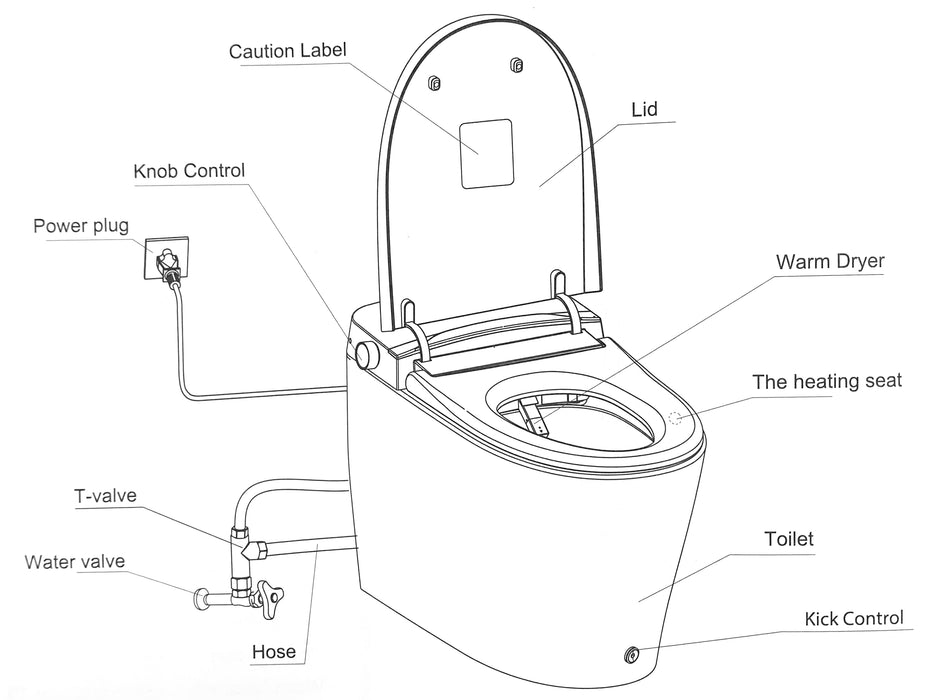 STREAMLINE SMART TOILET ALL-IN-ONE