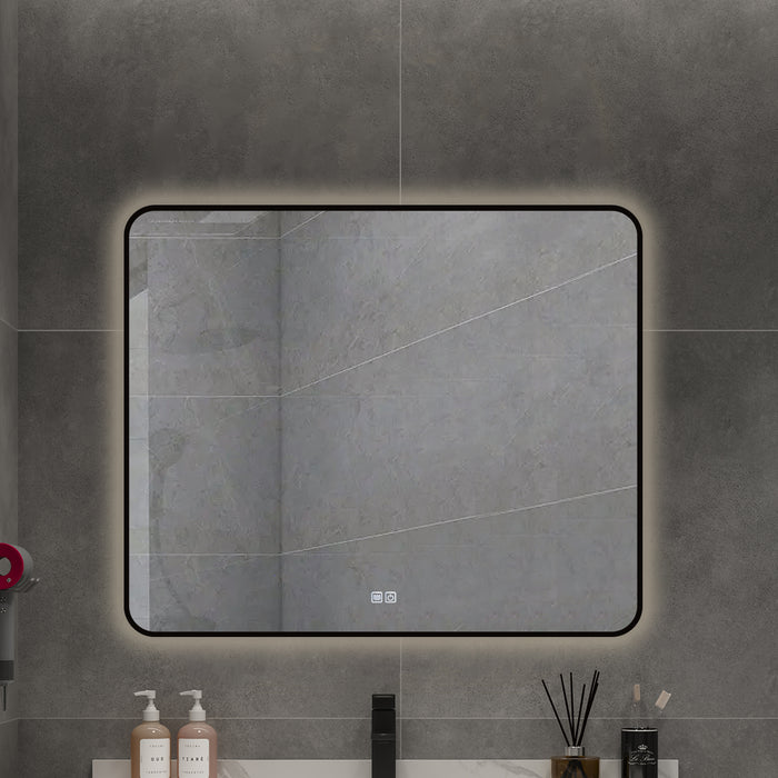 INFINITY RD BACK-LIT FRAMED BATHROOM LED VANITY MIRROR