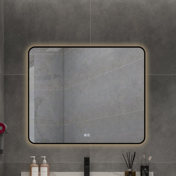 INFINITY RD BACK-LIT FRAMED BATHROOM LED VANITY MIRROR