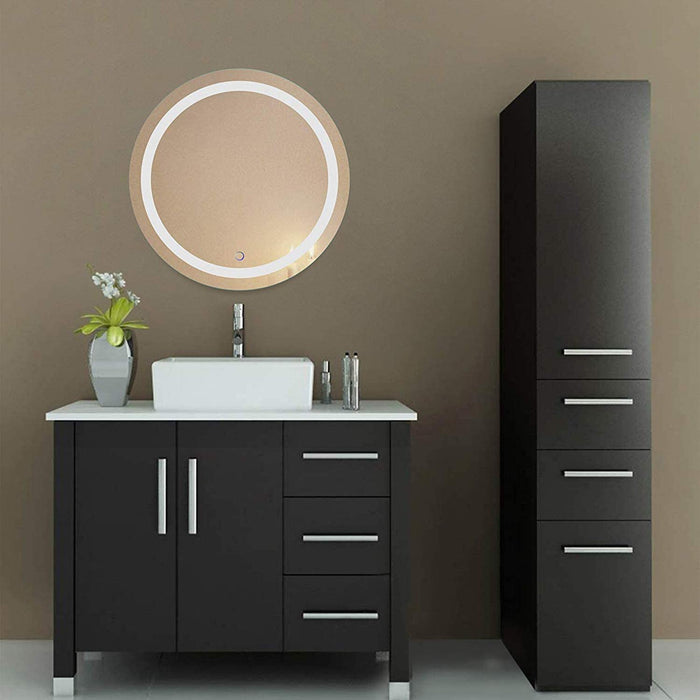 ROUNDY BATHROOM LED VANITY MIRROR