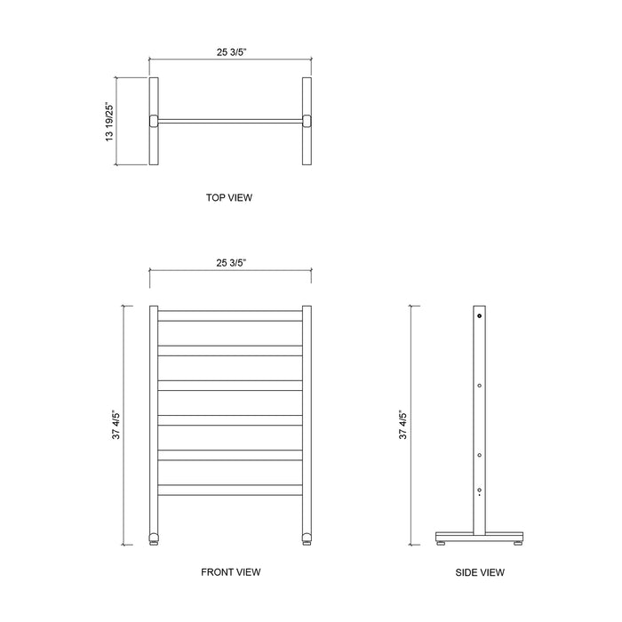 FLOORMOUNT ELECTRICAL TOWEL WARMER