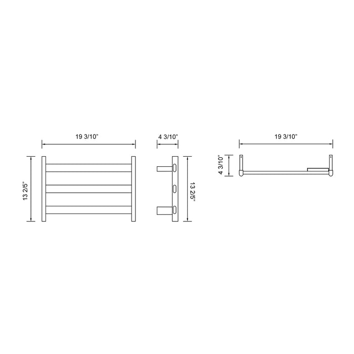 13" ELECTRICAL TOWEL WARMER