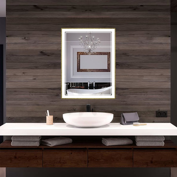 INFINITY SP FRONT-LIT FRAMED BATHROOM LED VANITY MIRROR