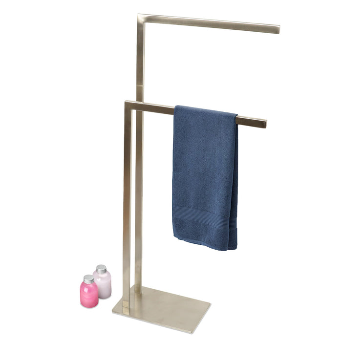 BATHTUB FREESTANDING DOUBLE TOWEL STAND