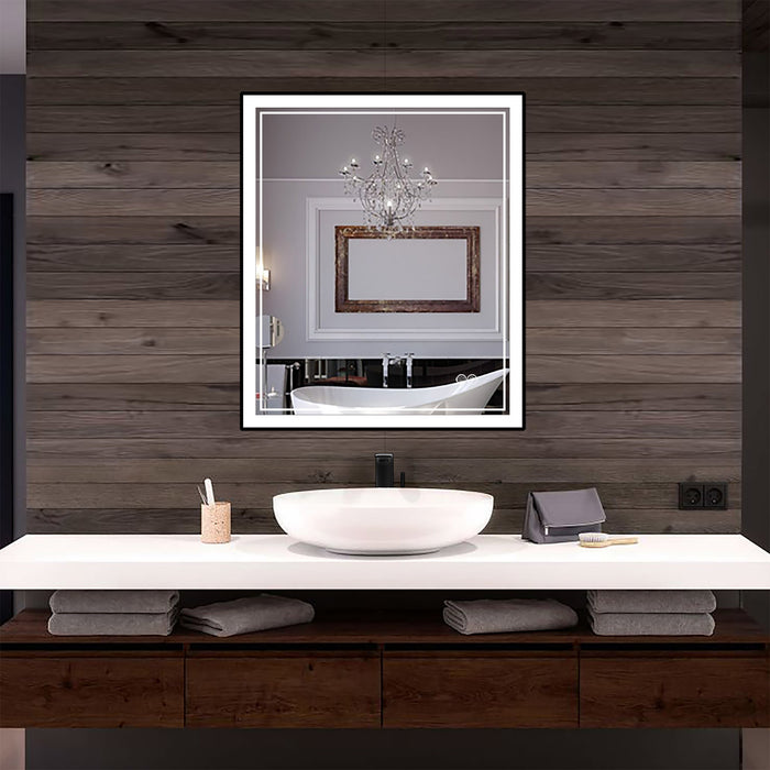 INFINITY SP FRONT-LIT FRAMED BATHROOM LED VANITY MIRROR